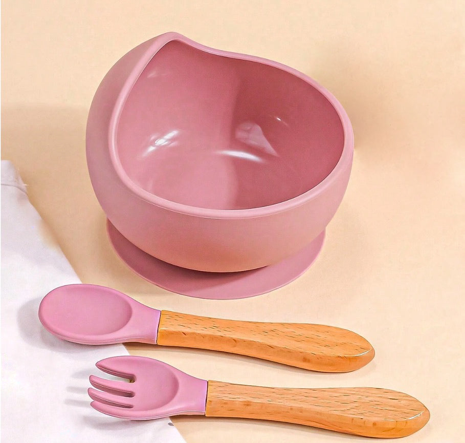 Silicone Suction Bowl Set