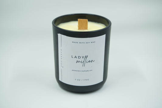 Lady Million Candle - Black