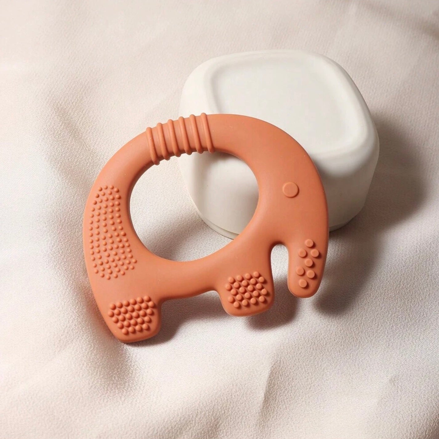 Elephant baby teether