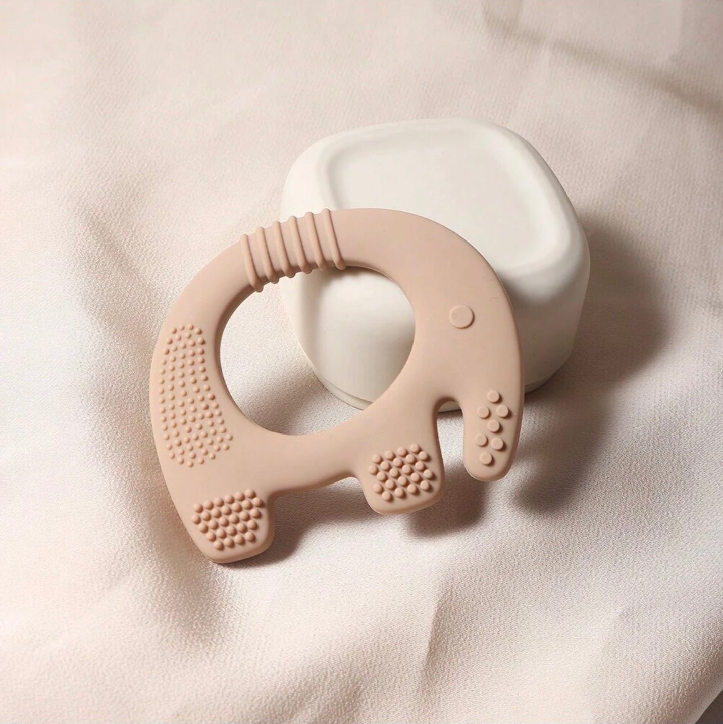 Elephant baby teether