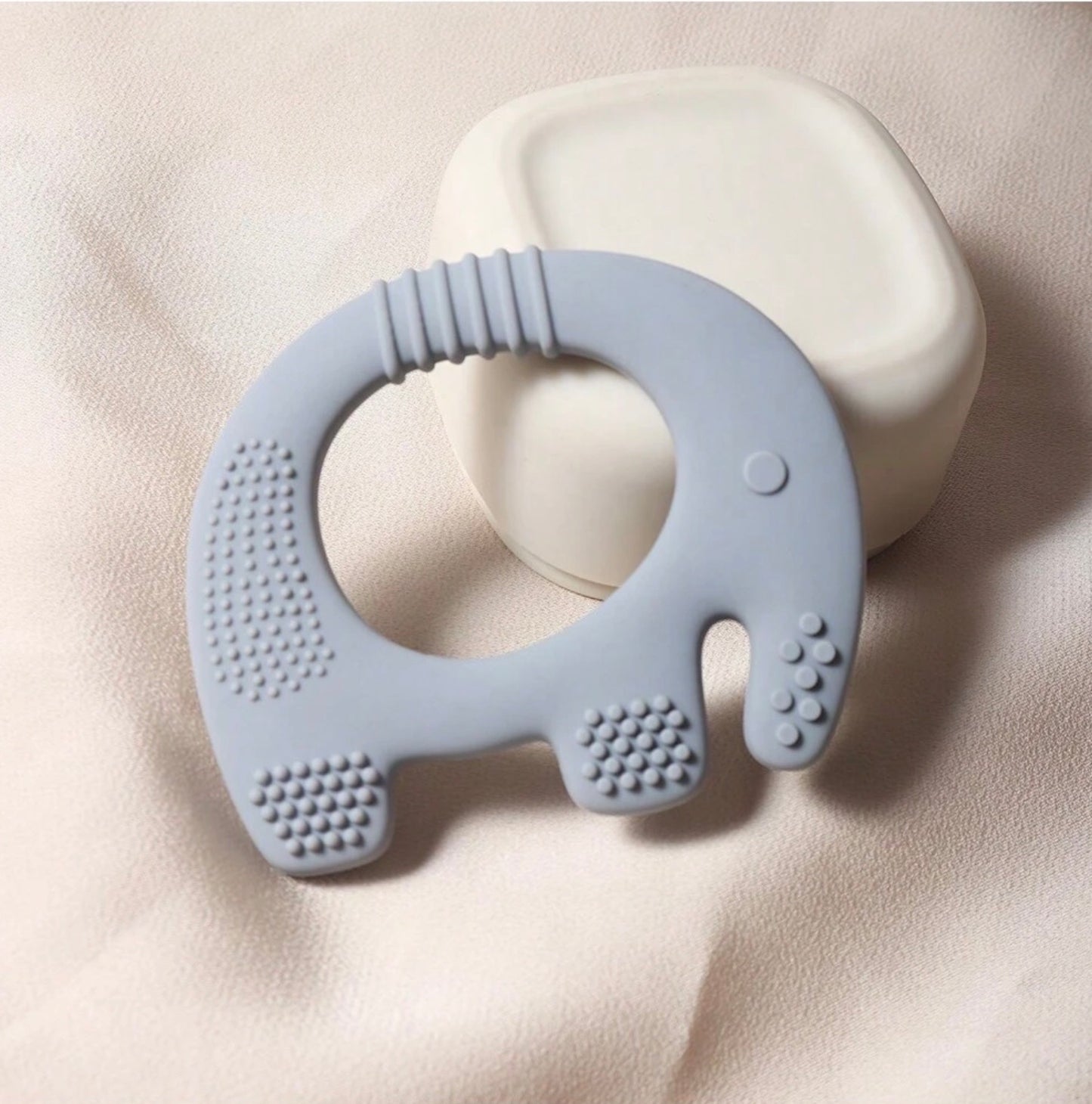 Elephant baby teether