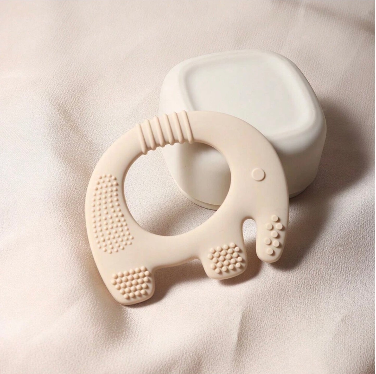 Elephant baby teether