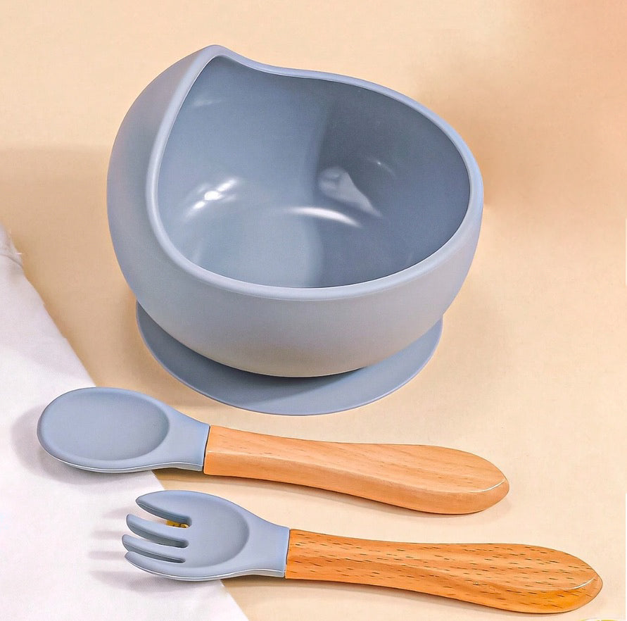 Silicone Suction Bowl Set