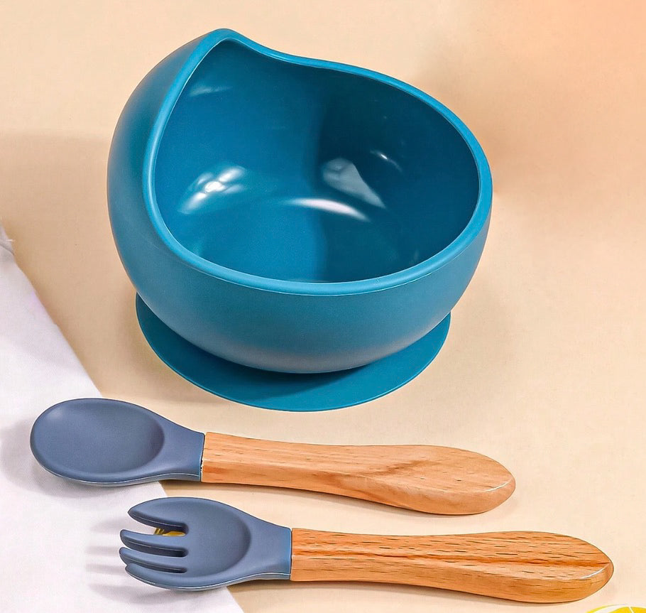 Silicone Suction Bowl Set